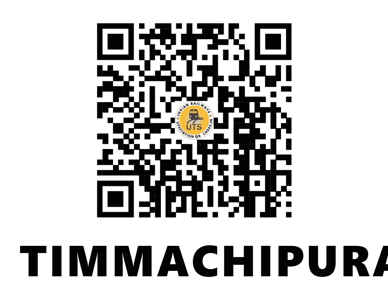 UTS QR Code for TIMMACHIPURAM - TIC - SR (TAMIL NADU)